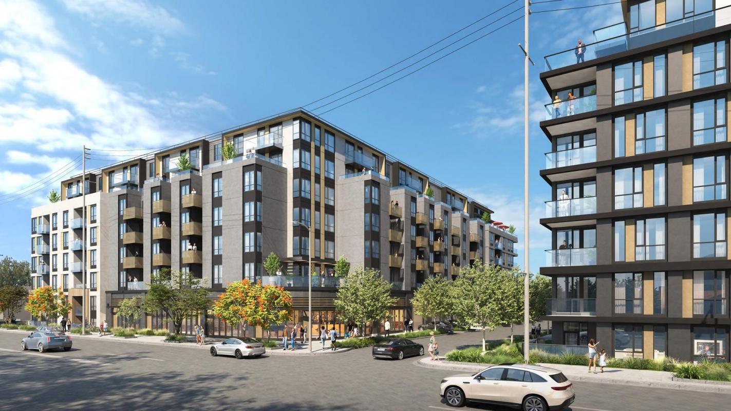 Metro-adjacent apartments at 2301 S Bundy Drive survive